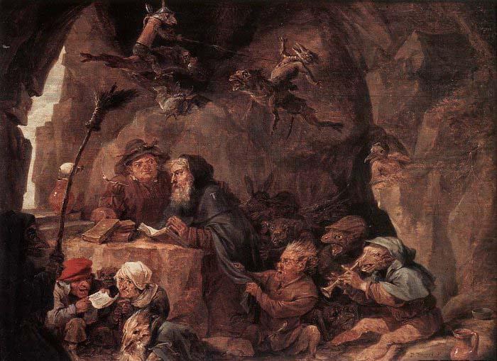 Temptation of St Anthony, TENIERS, David the Younger